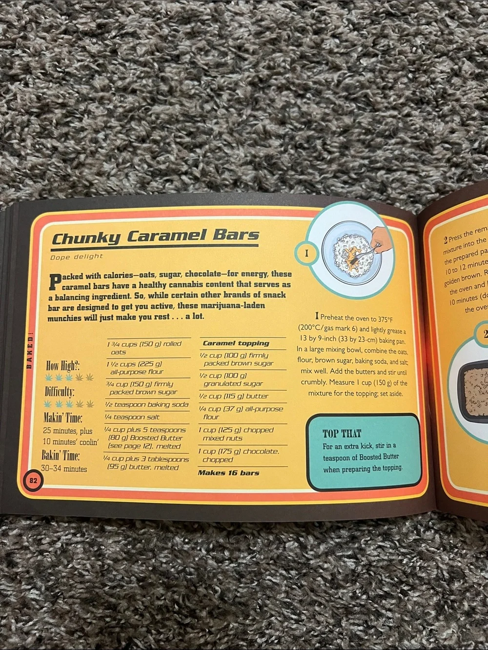 Baked! Marijuana Munchies To Make and Bake Book- New
